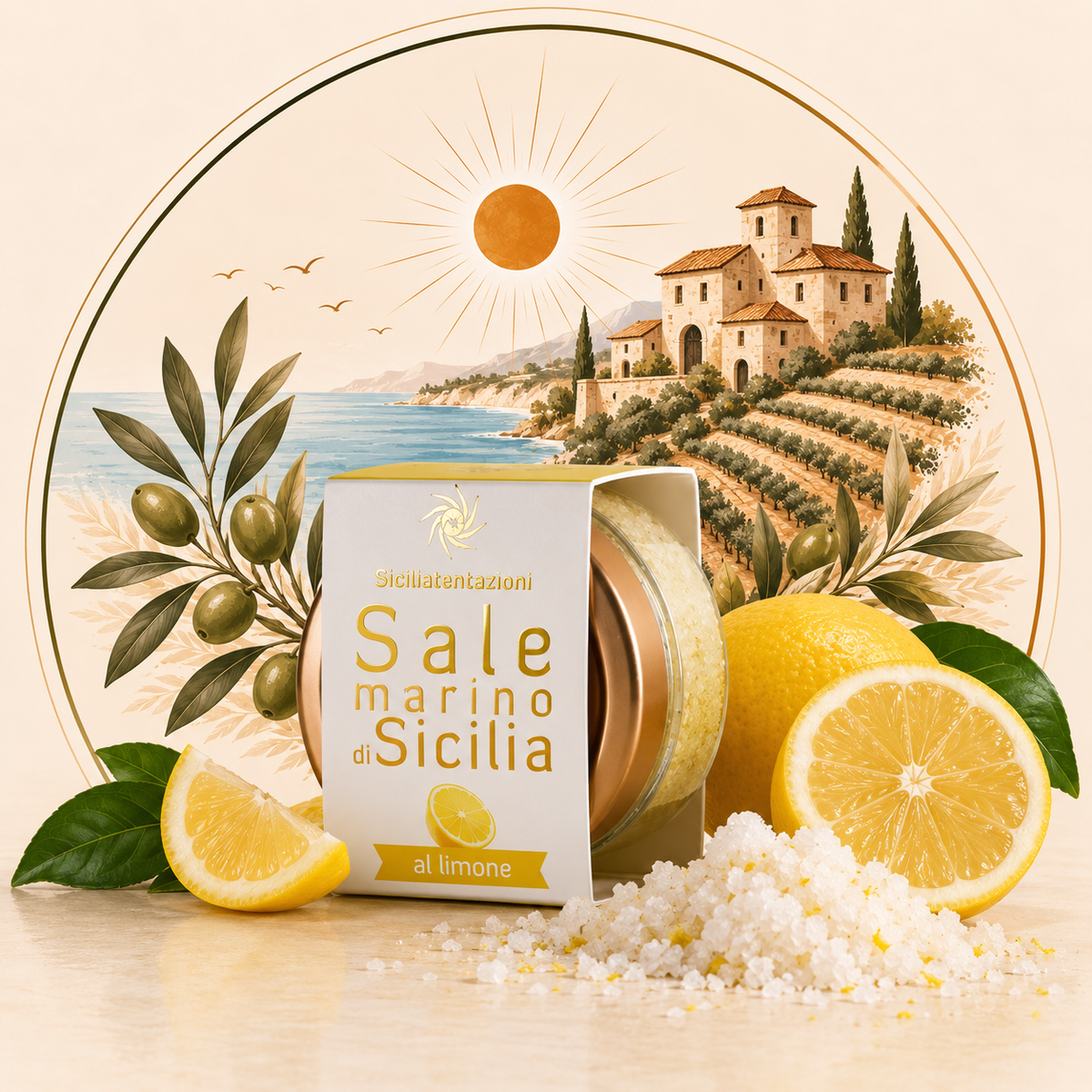 SICILIATENTAZIONI Sel marin au citron