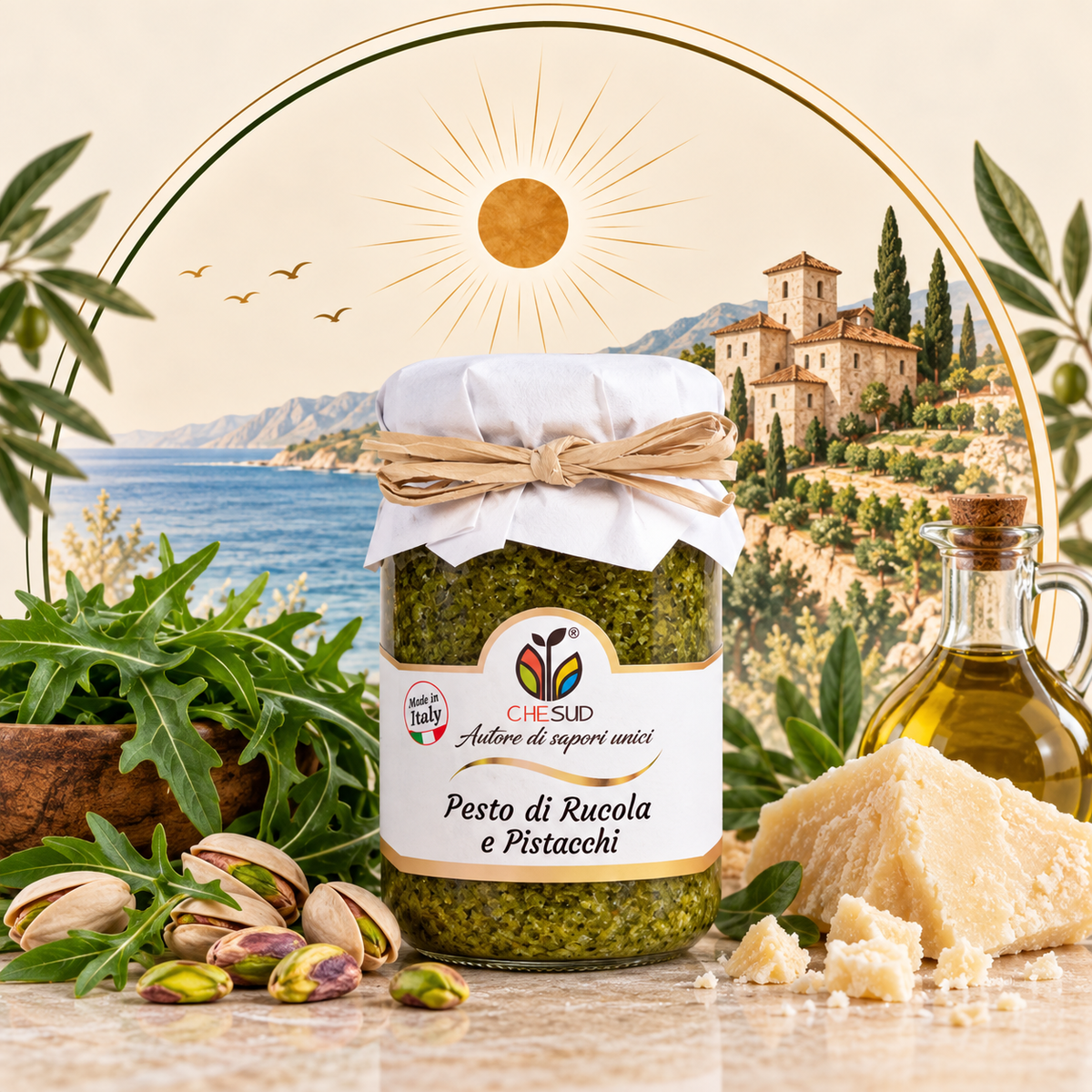 CHE SUD Pesto de rucola et pistache