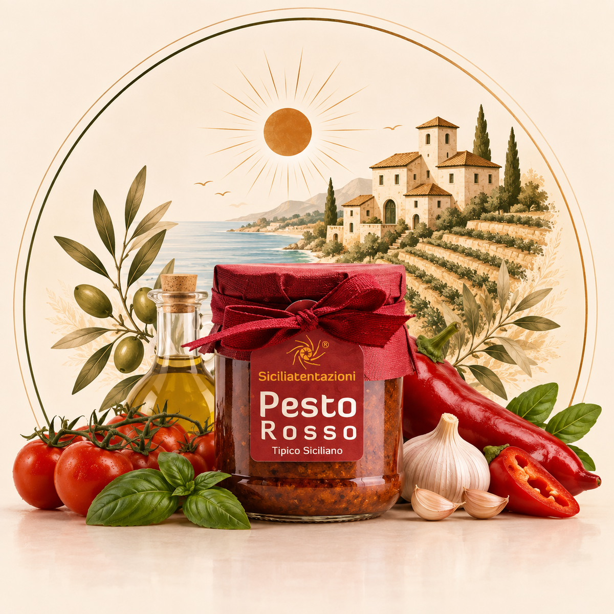 SICILIATENTAZIONI Pesto rosso