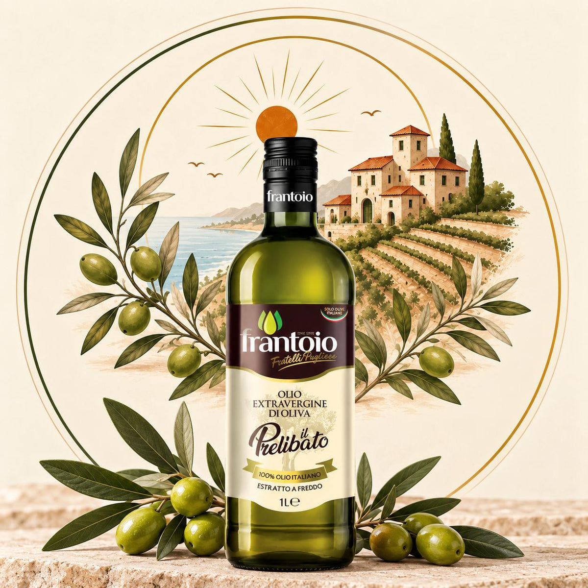 FRANTOIO Huile d’olive 1L