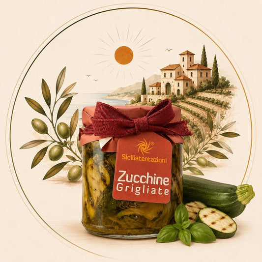 Courgettes grillées siciliennes